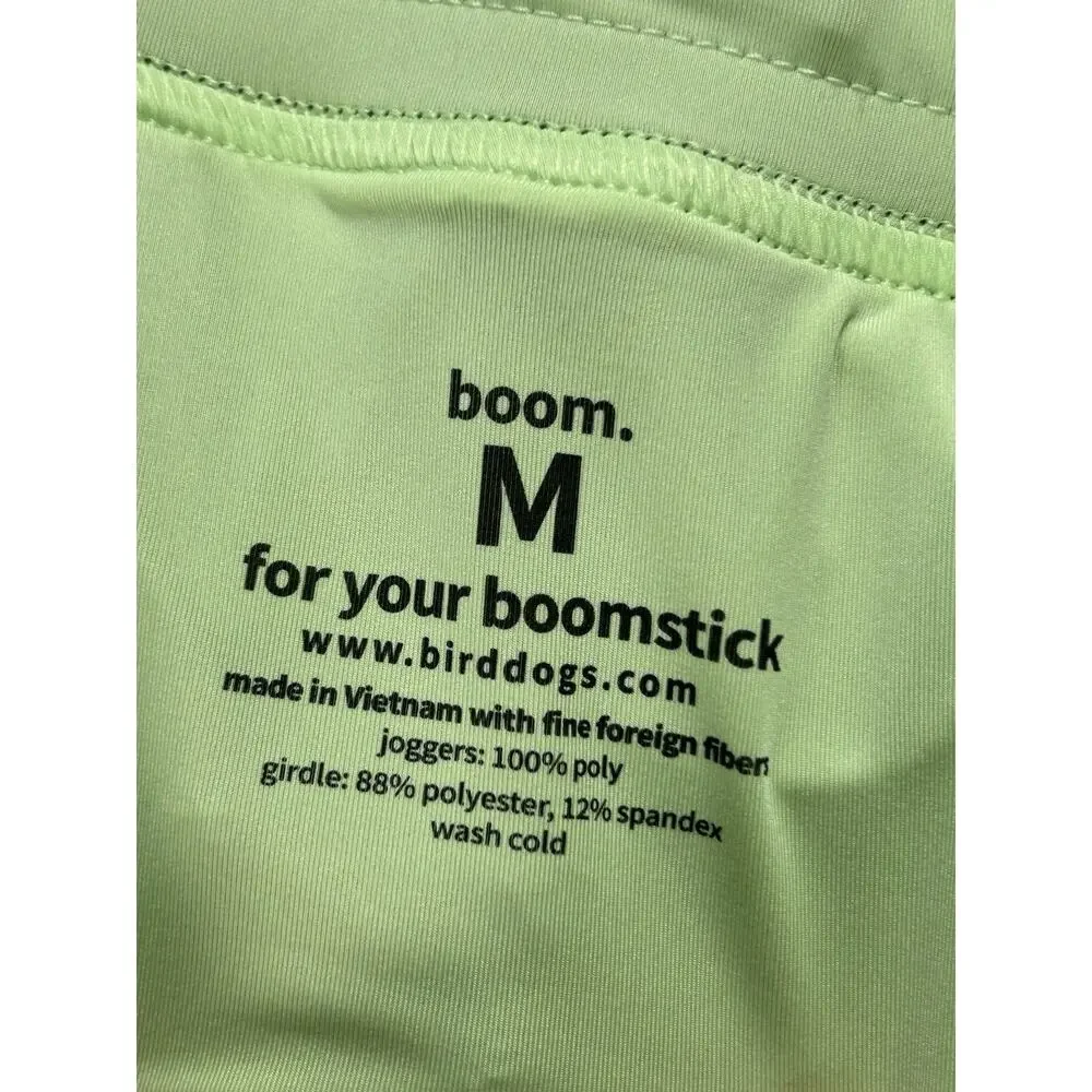 Birddogs Boom For Your Broomstick Jogger Sweatpants Mens Medium Navy Blue Lined